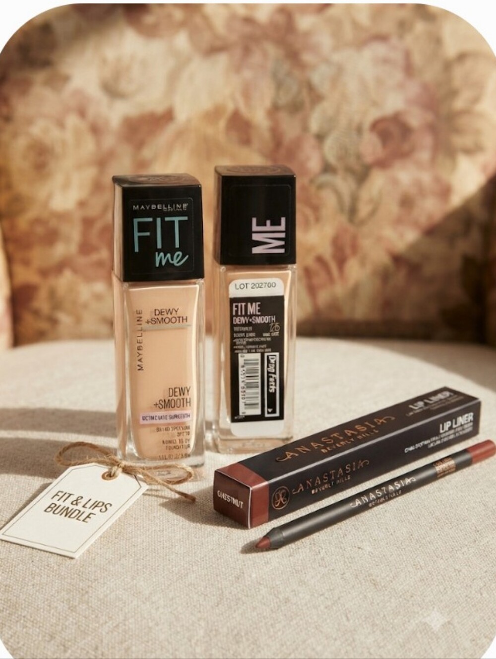 Bundle Of Maybeline Fit Me & Anastasia Beverly Hills Lip Liner